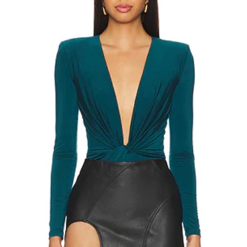 NWOT Nookie Legacy Teal Bodysuit